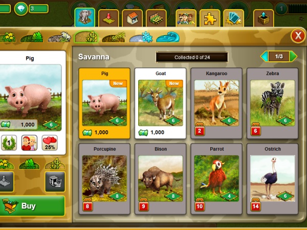 Zoo Games Online>> My Free Zoo